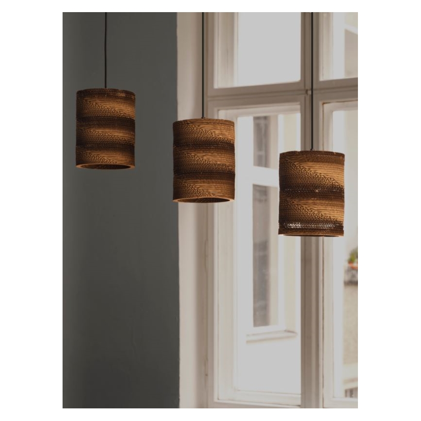 Ledvance - Lestenec na vrvici DECOR CARDBOARD 3xE27/15W/230V