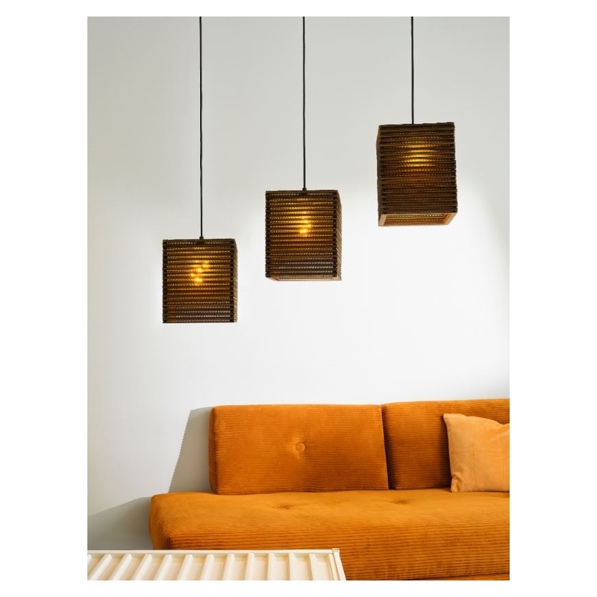 Ledvance - Lestenec na vrvici DECOR CARDBOARD 3xE27/15W/230V