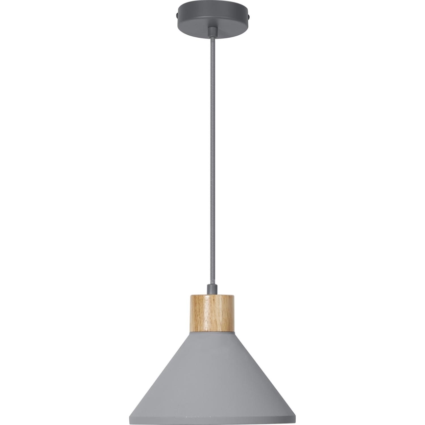 Ledvance - Lestenec na vrvici DECOR CONCRETE 1xE27/15W/230V pr. 22 cm beton siva