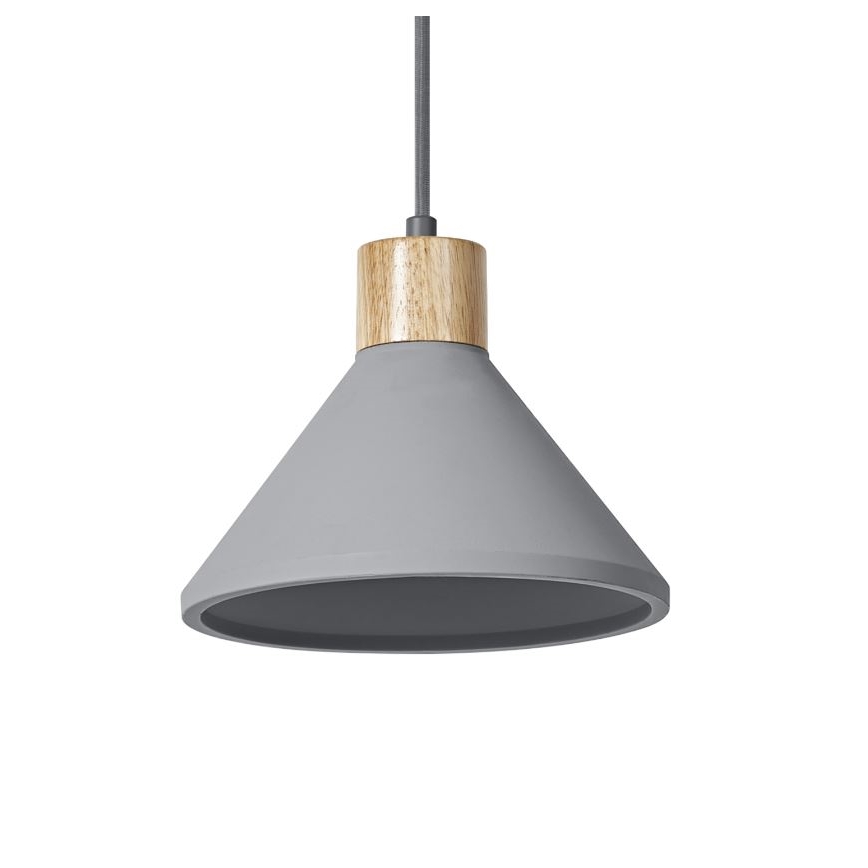 Ledvance - Lestenec na vrvici DECOR CONCRETE 1xE27/15W/230V pr. 22 cm beton siva