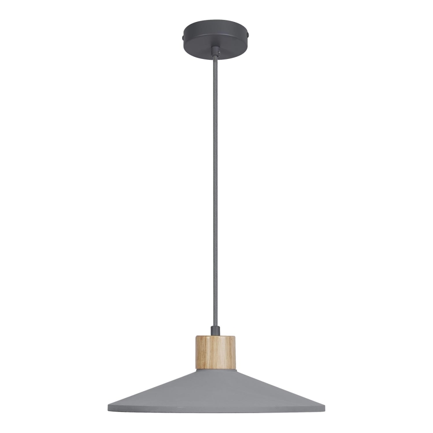 Ledvance - Lestenec na vrvici DECOR CONCRETE 1xE27/15W/230V pr. 32 cm beton siva