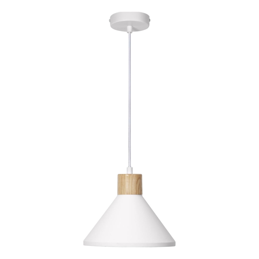 Ledvance - Lestenec na vrvici DECOR PLASTER 1xE27/25W/230V pr. 22 cm mavec bela