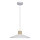 Ledvance - Lestenec na vrvici DECOR PLASTER 1xE27/25W/230V pr. 32 cm mavec bela