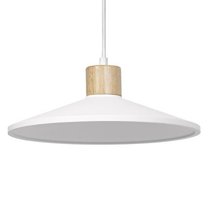Ledvance - Lestenec na vrvici DECOR PLASTER 1xE27/25W/230V pr. 32 cm mavec bela
