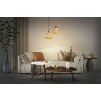 Ledvance - Lestenec na vrvici DECOR RAFFIA 1xE27/15W/230V