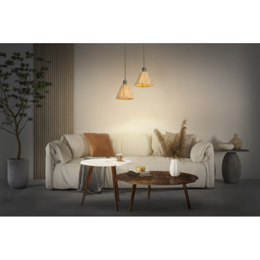 Ledvance - Lestenec na vrvici DECOR RAFFIA 1xE27/15W/230V