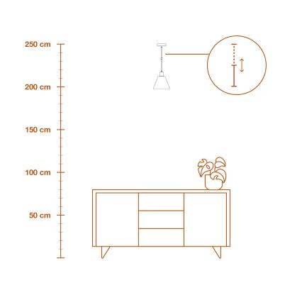 Ledvance - Lestenec na vrvici DECOR RAFFIA 1xE27/15W/230V