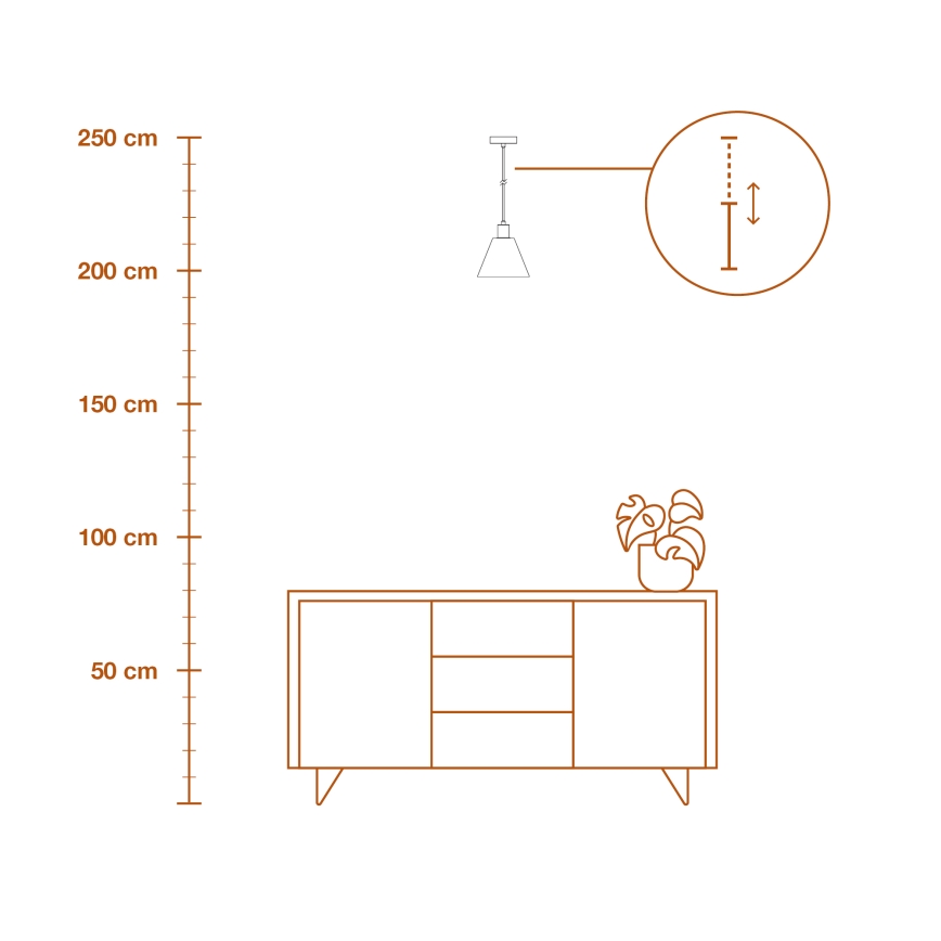 Ledvance - Lestenec na vrvici DECOR RAFFIA 1xE27/15W/230V