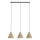Ledvance - Lestenec na vrvici DECOR RAFFIA 3xE27/15W/230V raffia bast