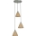 Ledvance - Lestenec na vrvici DECOR RAFFIA 3xE27/15W/230V raffia bast