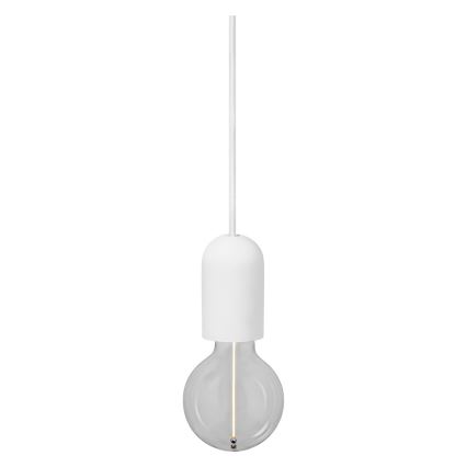 Ledvance - Lestenec na vrvici PENDULUM ROUND 1xE27/15W/230V bela