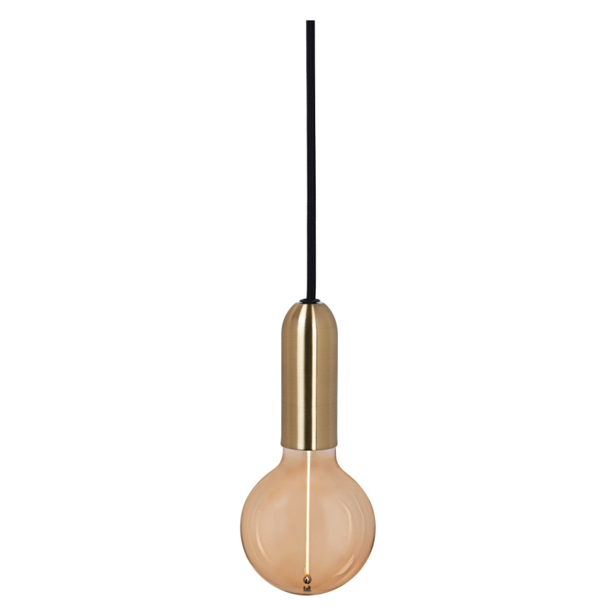 Ledvance - Lestenec na vrvici PENDULUM ROUND 1xE27/15W/230V zlata