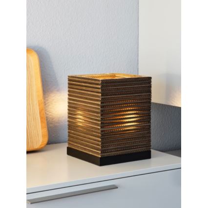 Ledvance - Namizna svetilka DECOR CARDBOARD 1xE27/15W/230V 20x20 cm