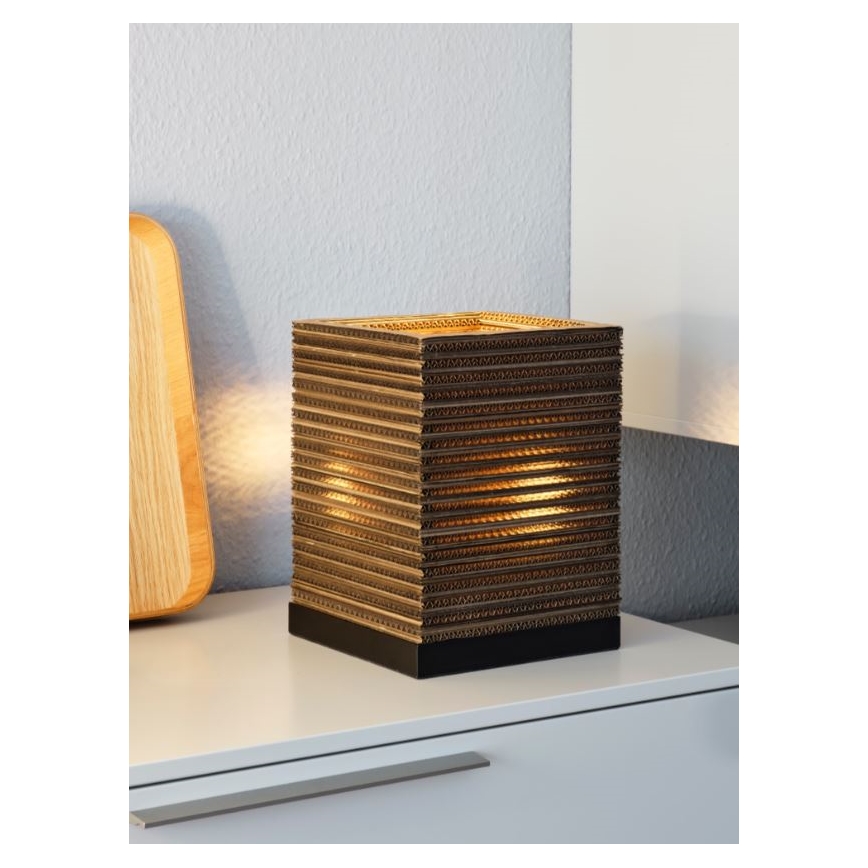 Ledvance - Namizna svetilka DECOR CARDBOARD 1xE27/15W/230V 20x20 cm