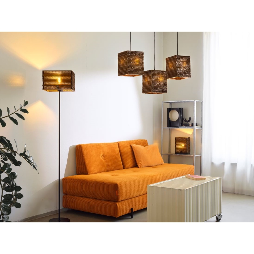 Ledvance - Namizna svetilka DECOR CARDBOARD 1xE27/15W/230V 20x20 cm
