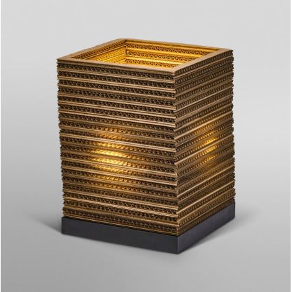 Ledvance - Namizna svetilka DECOR CARDBOARD 1xE27/15W/230V 20x20 cm