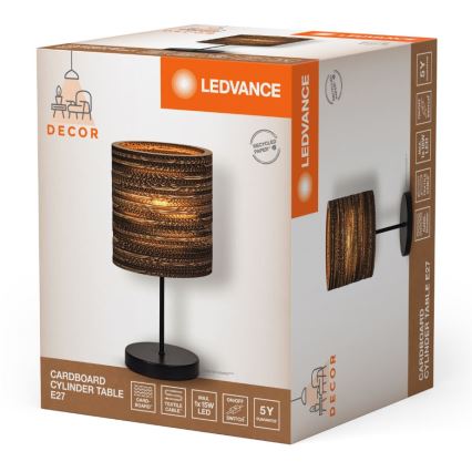 Ledvance - Namizna svetilka DECOR CARDBOARD 1xE27/15W/230V pr. 20 cm