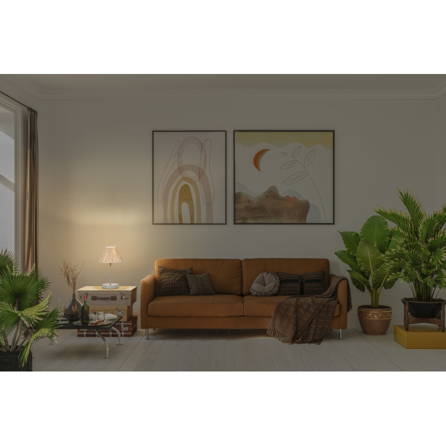 Ledvance - Namizna svetilka DECOR RAFFIA 1xE27/15W/230V raffia bast