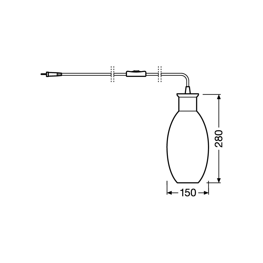 Ledvance - Namizna svetilka GRAPE 1xE27/40W/230V roza