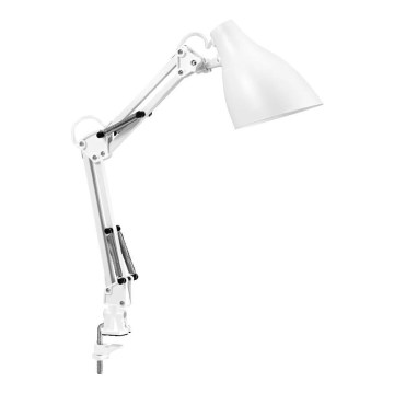 Ledvance - Namizna svetilka s sponko PEAR 1xE27/11W/230V bela