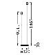 Ledvance - Noga svetilke DECOR STICK 2xE27/40W/230V antracit