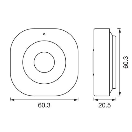 Ledvance - Pametni senzor gibanja SMART+ 3,7V 500 mAh Wi-fi