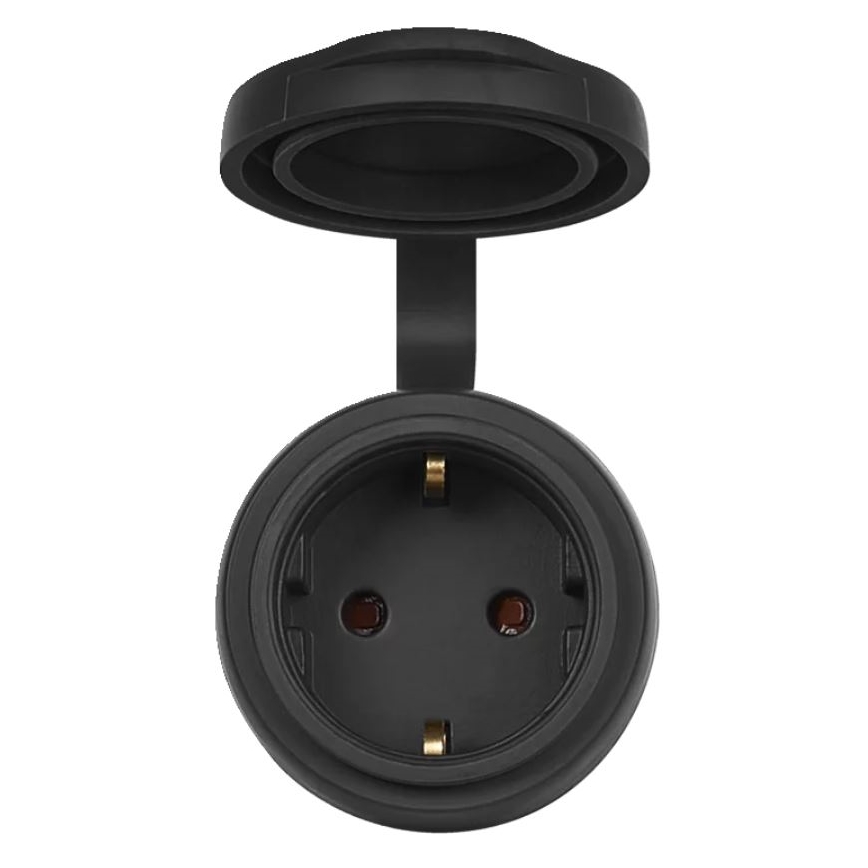 Ledvance - Pametni zunanji vtičnica SMART+ 3680W/230V/Tip F/SCHUKO 16A IP44 črna