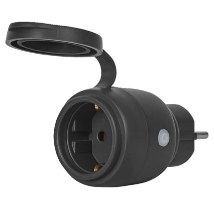 Ledvance - Pametni zunanji vtičnica SMART+ 3680W/230V/Tip F/SCHUKO 16A IP44 črna