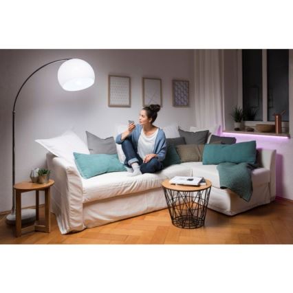 Ledvance - Pametni zvočnik Google Nest Mini + LED Zatemnitvena žarnica SMART+ A60 E27/6,5W/230V 2700K