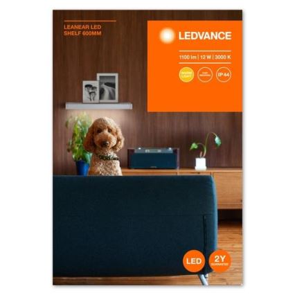 Ledvance - Polica z LED osvetlitvijo LINEAR LED/12W/230V 60 cm IP44