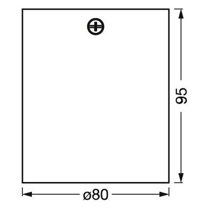 Ledvance - Reflektor SPOT 1xGU10/7W/230V bela