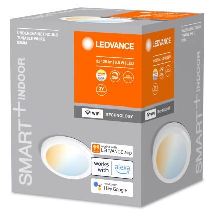 Ledvance - SET 3x LED Zatemnitvena podelementna svetilka SMART+ LED/6,5W/230V 3000-6500K Wi-Fi