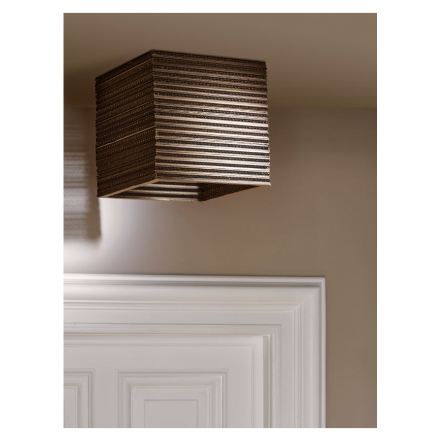 Ledvance - Stropna svetilka DECOR CARDBOARD 1xE27/15W/230V 25x25 cm