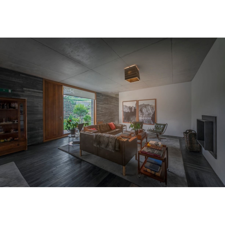 Ledvance - Stropna svetilka DECOR CARDBOARD 1xE27/15W/230V 25x25 cm