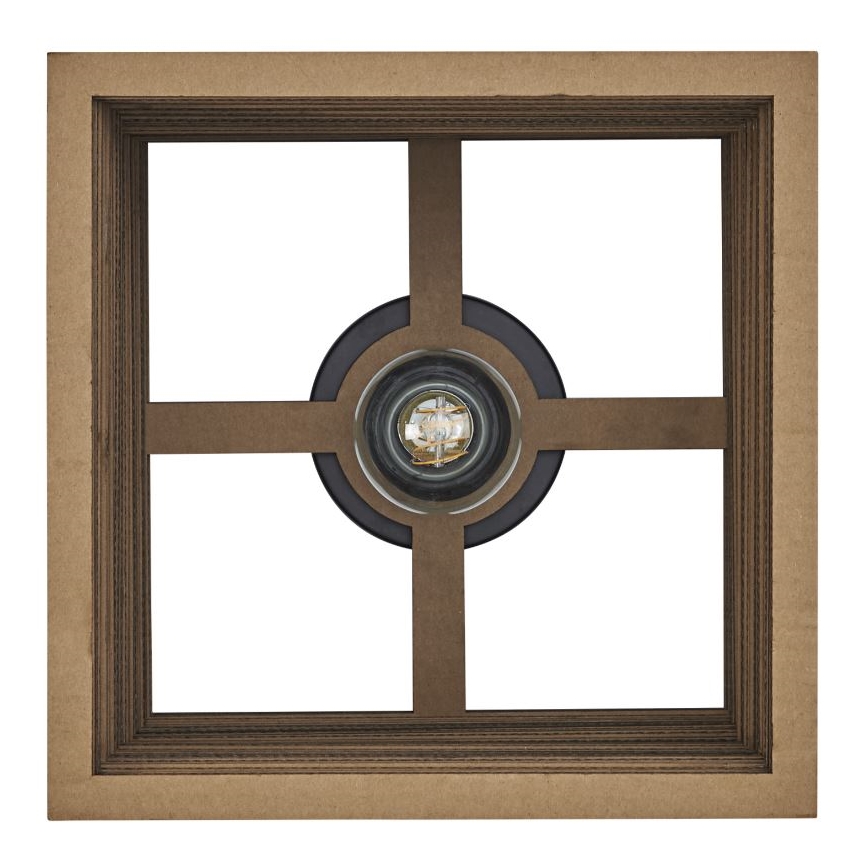 Ledvance - Stropna svetilka DECOR CARDBOARD 1xE27/15W/230V 25x25 cm