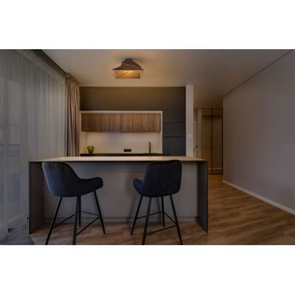 Ledvance - Stropna svetilka DECOR CARDBOARD 1xE27/15W/230V 40x40 cm