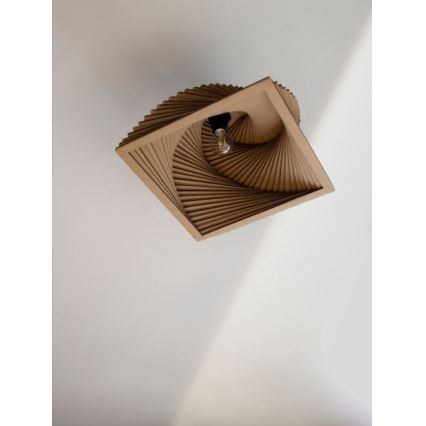 Ledvance - Stropna svetilka DECOR CARDBOARD 1xE27/15W/230V 40x40 cm