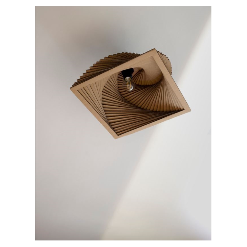 Ledvance - Stropna svetilka DECOR CARDBOARD 1xE27/15W/230V 40x40 cm