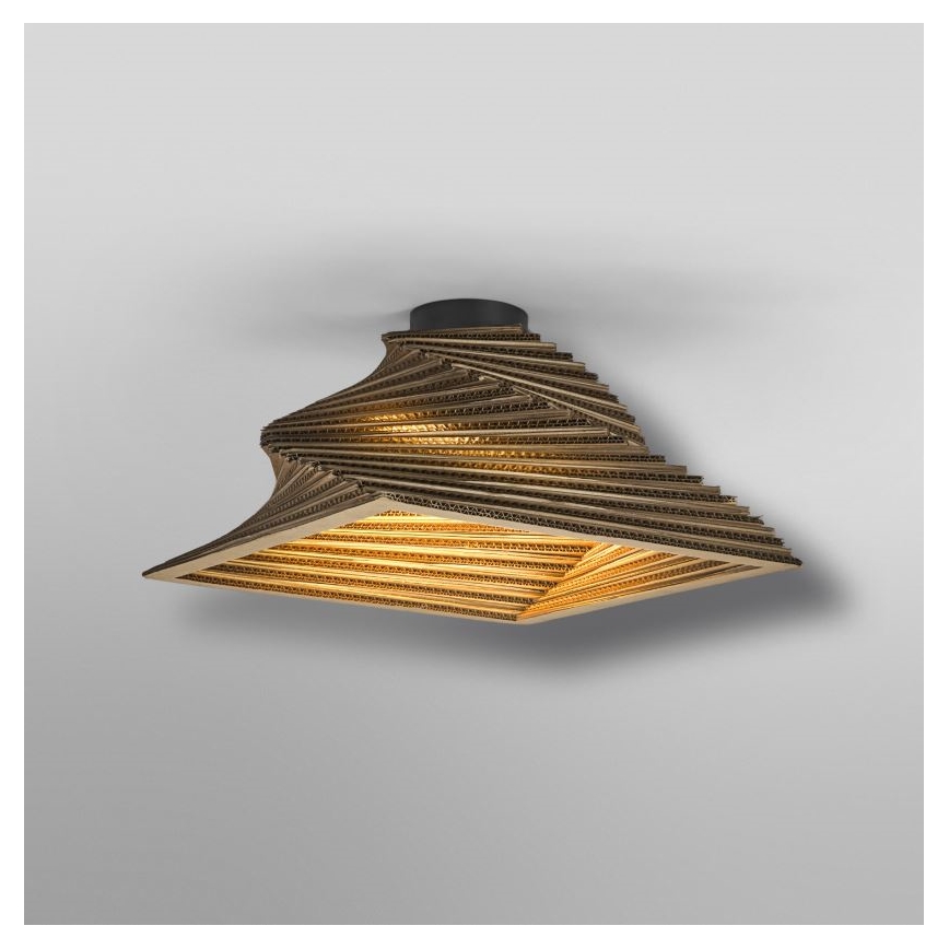 Ledvance - Stropna svetilka DECOR CARDBOARD 1xE27/15W/230V 40x40 cm