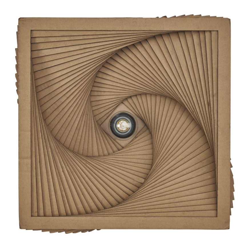 Ledvance - Stropna svetilka DECOR CARDBOARD 1xE27/15W/230V 40x40 cm