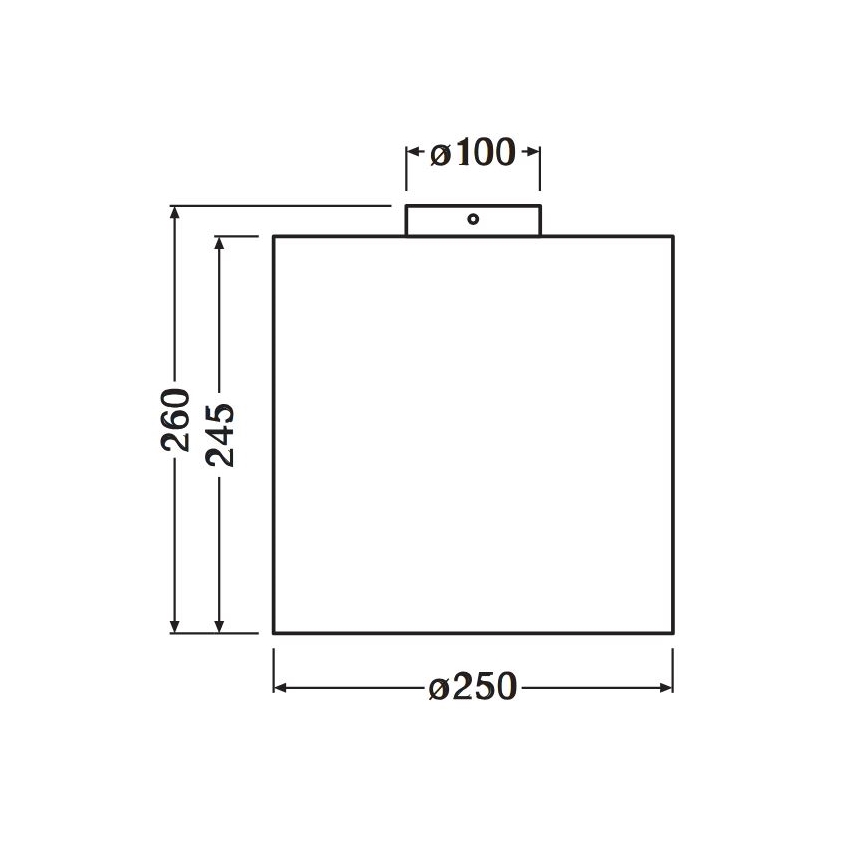 Ledvance - Stropna svetilka DECOR CARDBOARD 1xE27/15W/230V pr. 25 cm