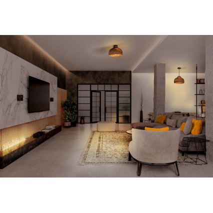 Ledvance - Stropna svetilka DECOR CARDBOARD 1xE27/15W/230V pr. 36 cm