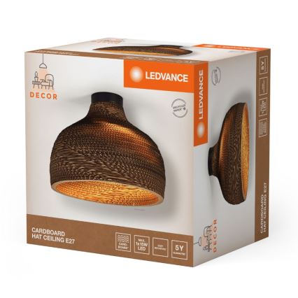 Ledvance - Stropna svetilka DECOR CARDBOARD 1xE27/15W/230V pr. 36 cm