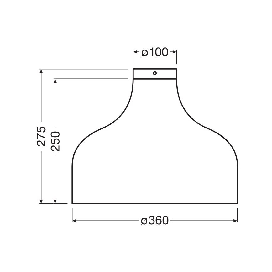 Ledvance - Stropna svetilka DECOR CARDBOARD 1xE27/15W/230V pr. 36 cm