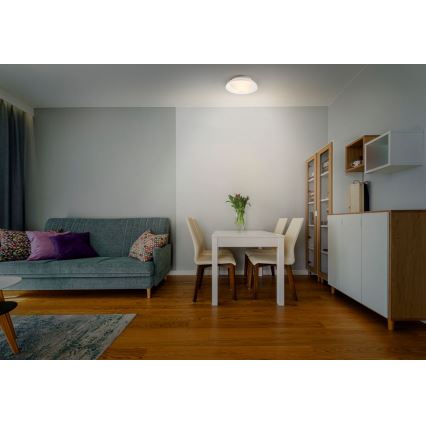 Ledvance - Stropna svetilka ORBIS MILAN 2xE27/10W/230V bela