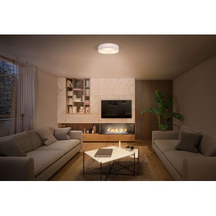 Ledvance - Stropna svetilka ORBIS PARIZ 1xE27/25W/230V bela