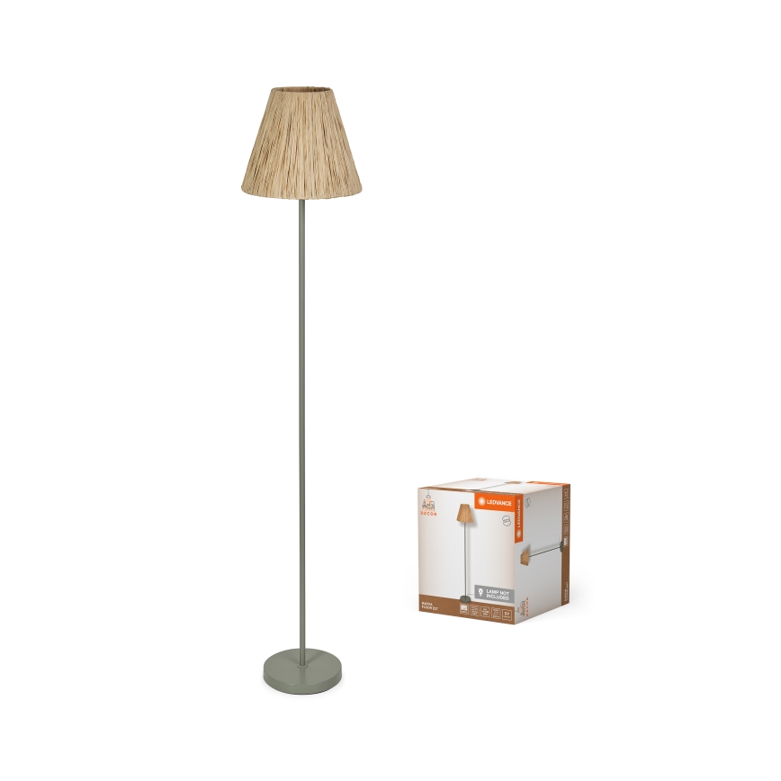 Ledvance - Talna svetilka DECOR RAFFIA 1xE27/15W/230V raffia bast