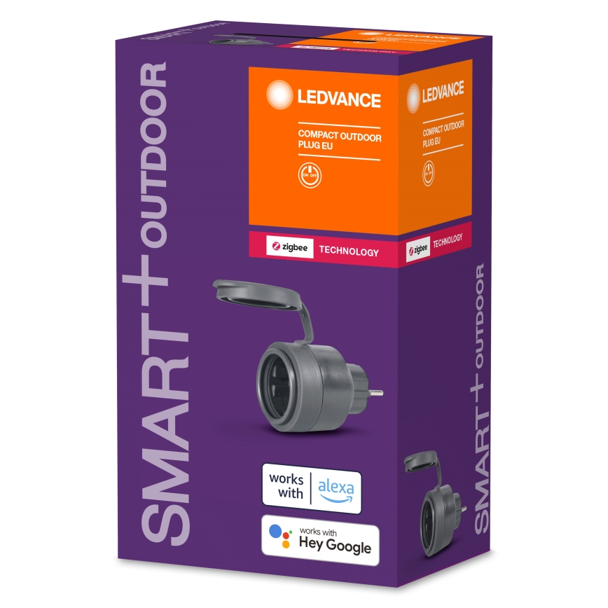 Ledvance - Zunanja pametna vtičnica SMART+ PLUG 3680W IP44 SCHUKO