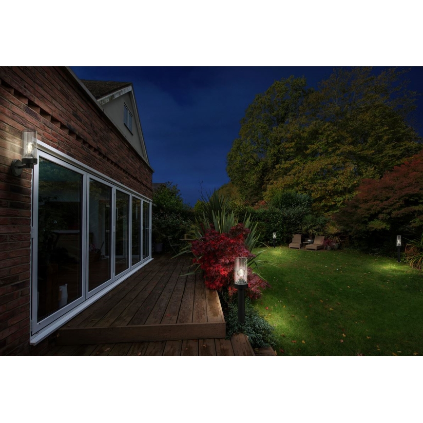 Ledvance - Zunanja stenska svetilka AMBER 1xE27/20W/230V IP44