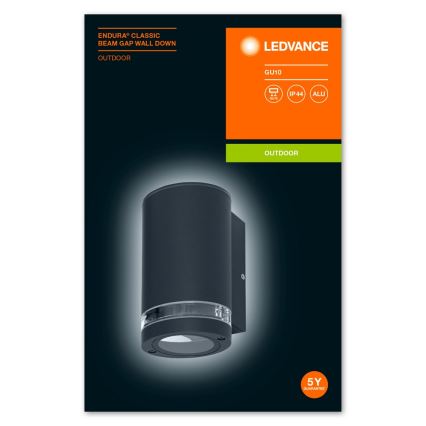 Ledvance - Zunanja stenska svetilka BEAM 1xGU10/35W/230V IP44